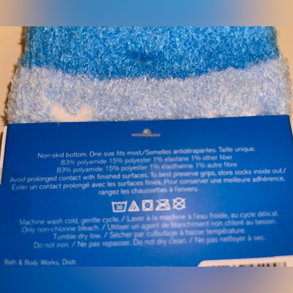Bath & Body Works Shea Infused Socks Warm Wishes From Chilly Snowman New - Picture 4 of 4